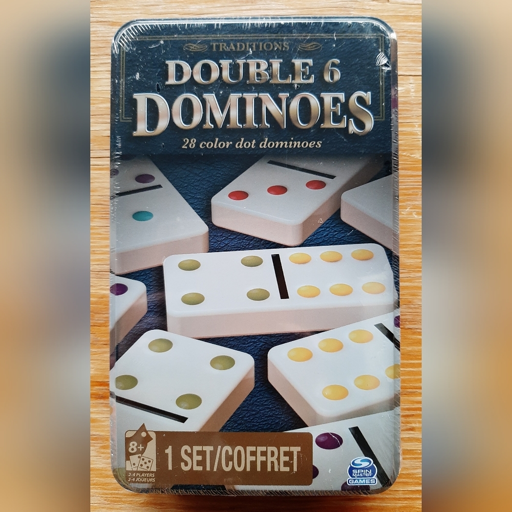 Double 6 Dominoes Set.